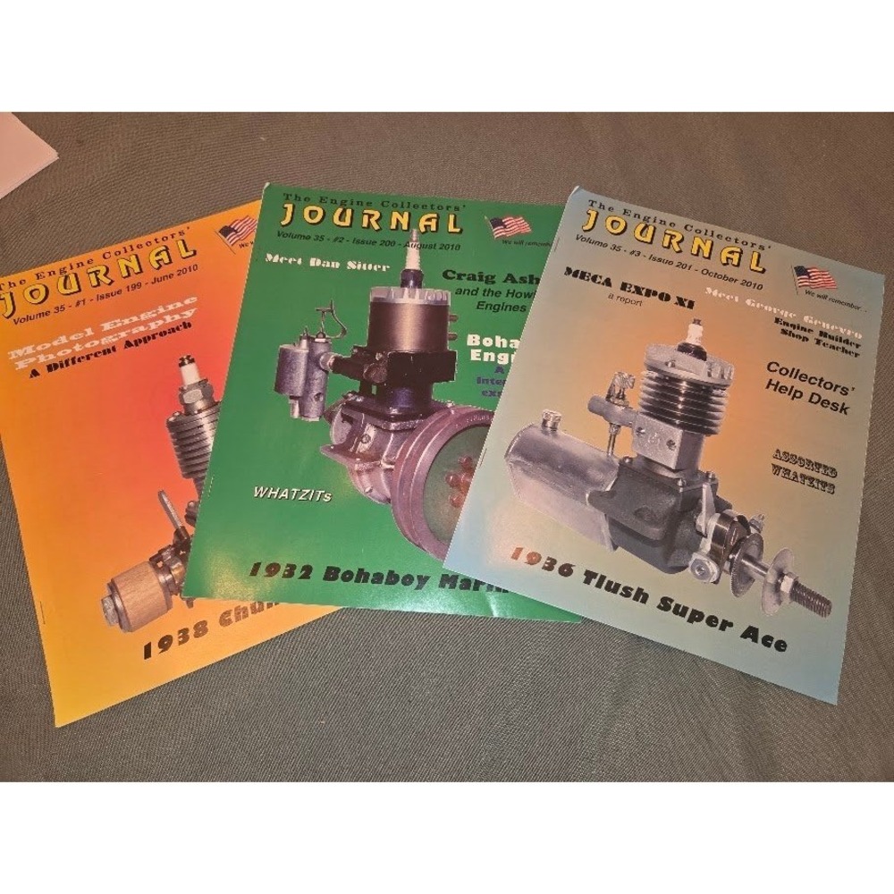 The Engine Collectors Journal Magazines 2010 Issues 199 200 201 Model Engines